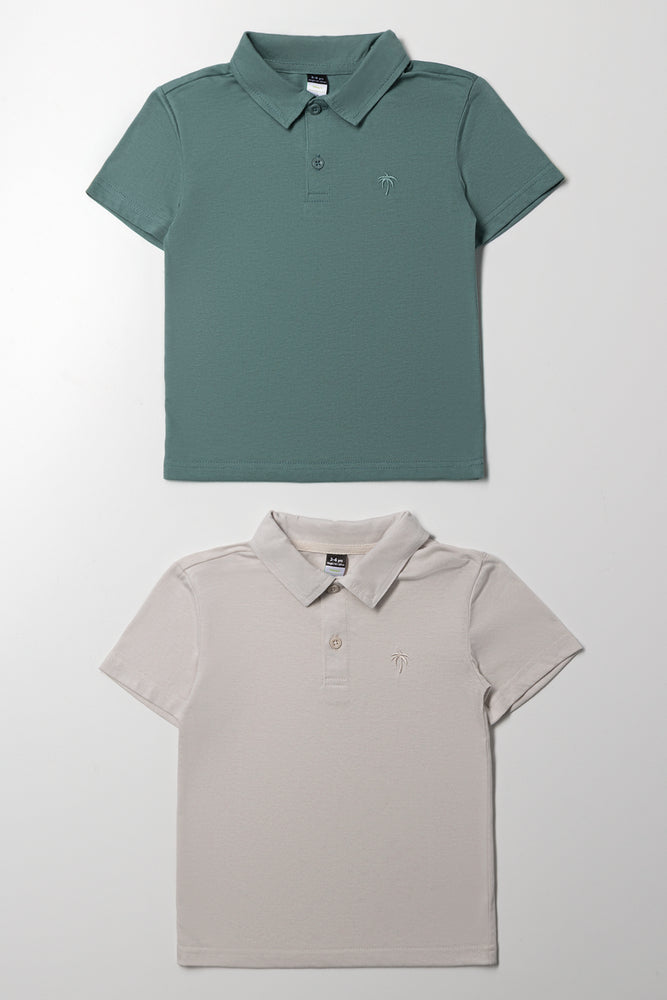2 Pack Golfers Green And Natural