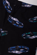 Racing Car Short Sleeve Pyjama Set Grey (2)
