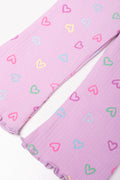 Flare Pants Set Purple (2)