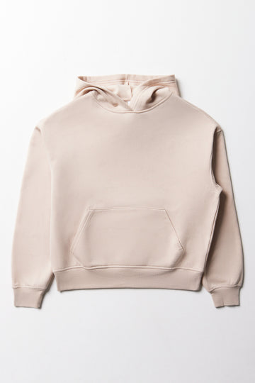 HOODED TRACK TOP SIMPLY TAUPE