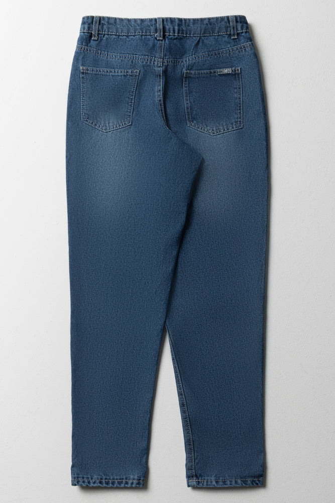 RIP AND REPAIR MOM DENIM DARK WASH (3)