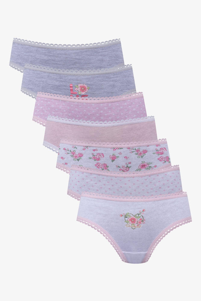 7 Pack Panties Multicolour