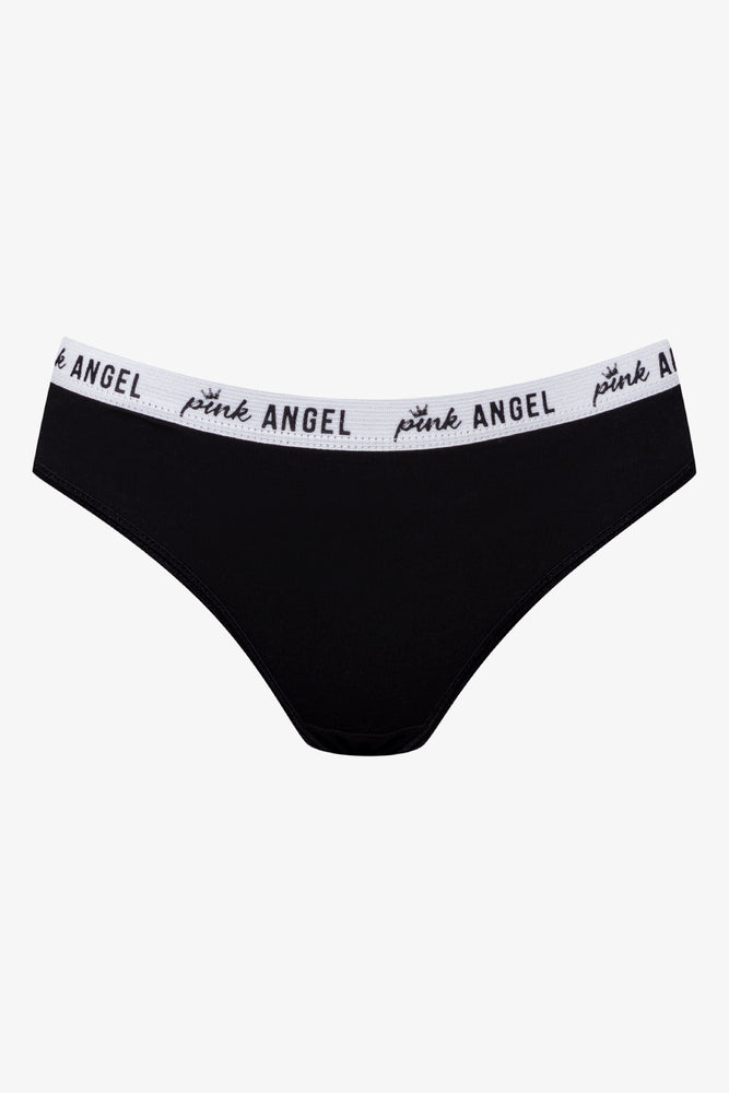 3 Pack Bikini Panties Pink, Black And Grey