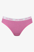 3 Pack Bikini Panties Pink, Black And Grey (3)