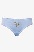 3 Pack Bikini Panties Purple, Blue And Peach (1)
