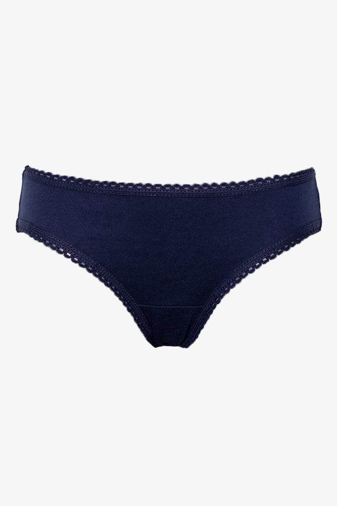 3 Pack Bikini Panties Purple, Blue And Peach (3)
