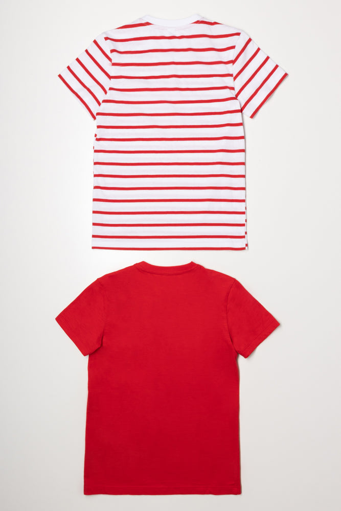 2 Pack T-Shirts Red