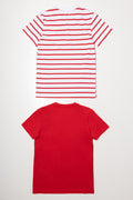 2 Pack T-Shirts Red