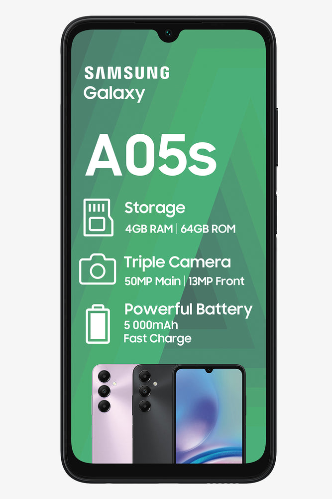 BRADIAN CELL C SAMSUNG A05S 6.6 LTE 64GB BLACK MM (1)