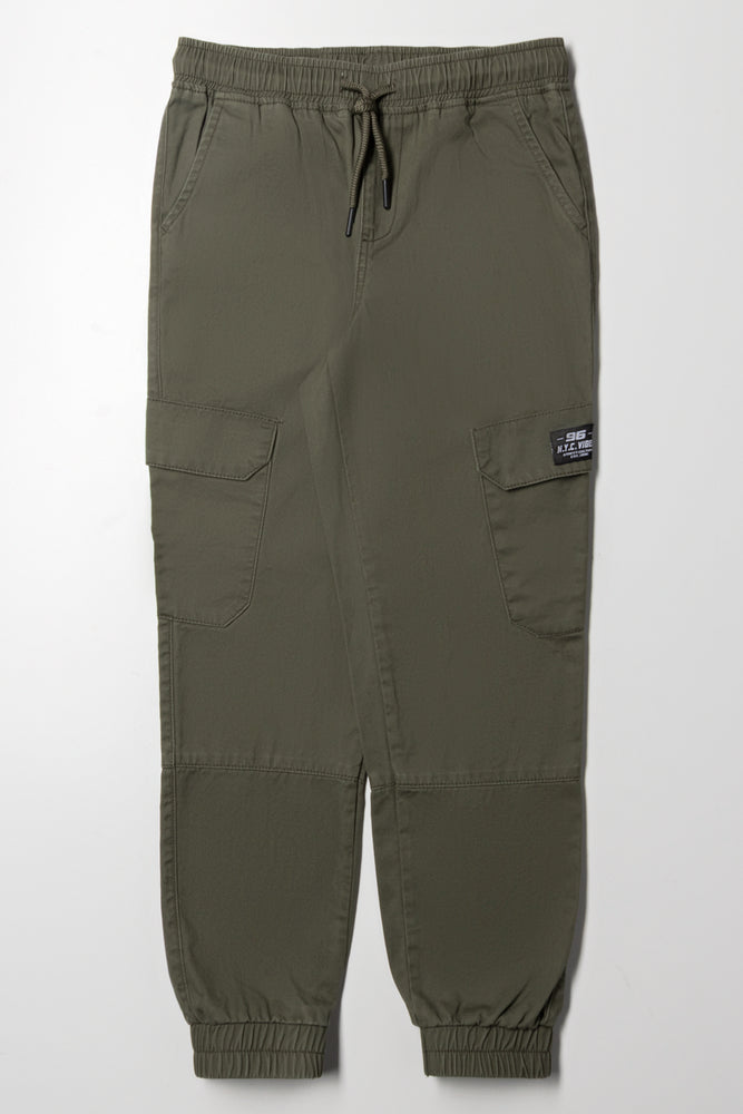 Cargo Jogger Pants Green