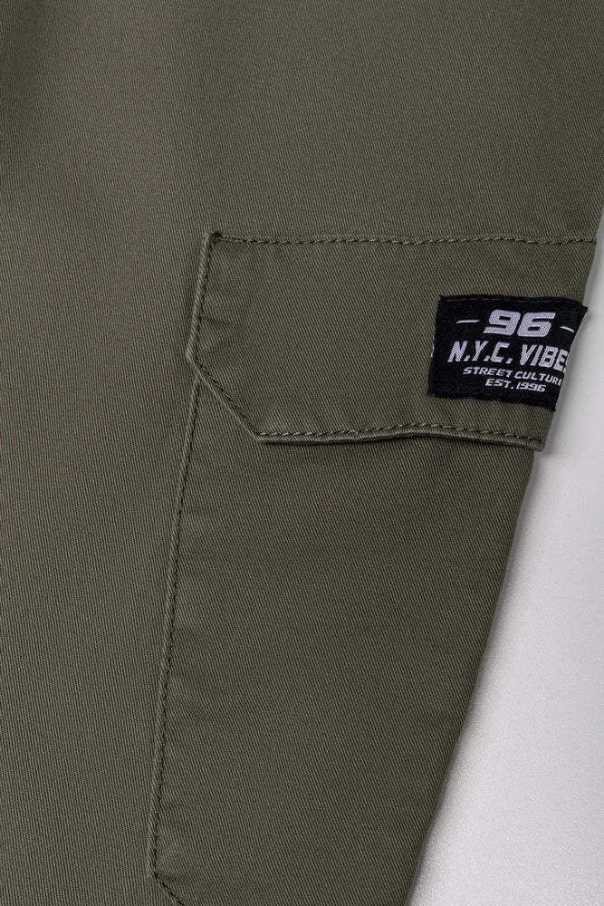 Cargo Jogger Pants Green (1)