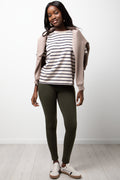 Wide Waist Leggings Green