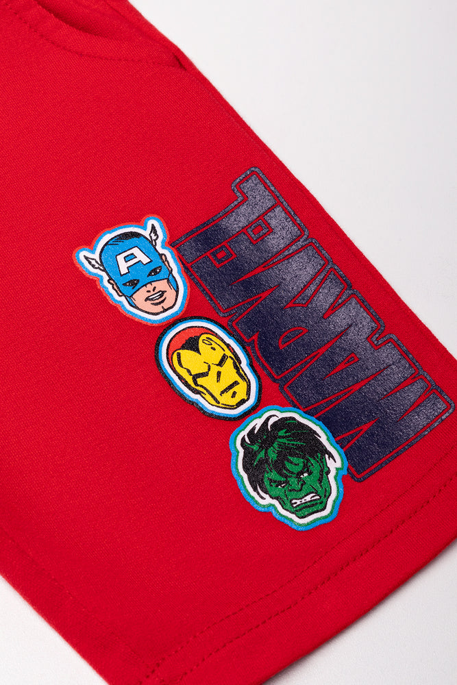 2 Pack Avenger Shorts Navy And Red