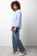 Long Sleeve Stripe Shirt Blue (1)