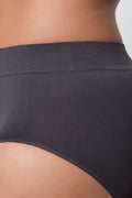 3 Pack Seam Free Panties Black Blue And Natural (3)