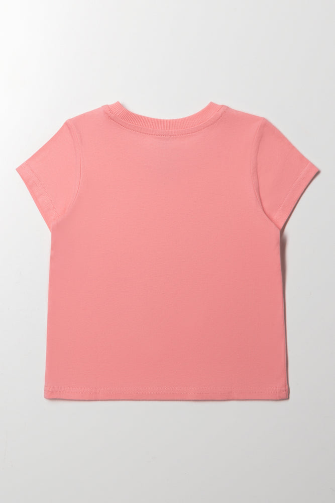 Short Sleeve T-Shirt Pink (2)
