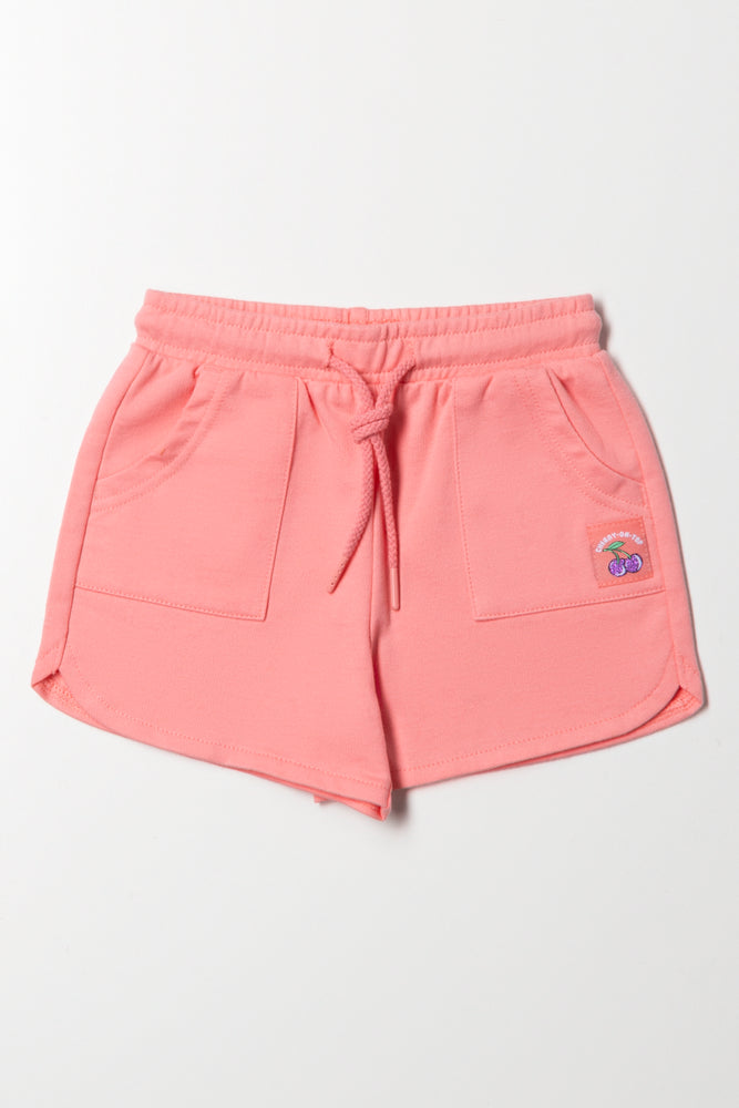 Fleece Shorts Pink