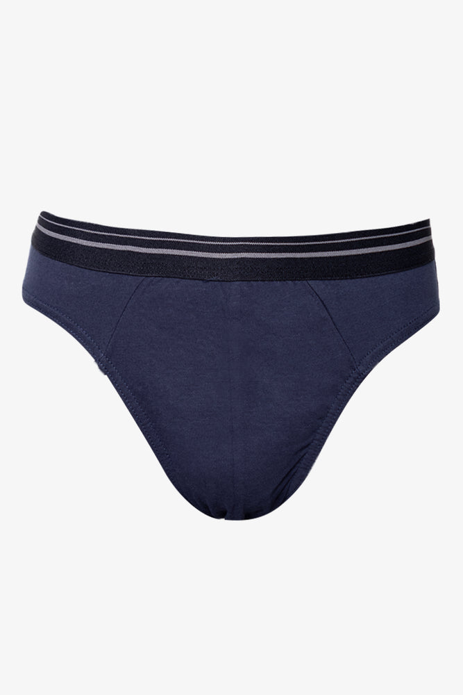 3 Pack Comfort Briefs Navy, Grey & Black