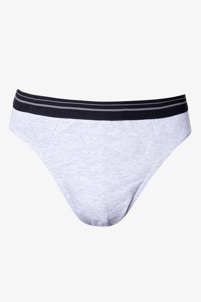 3 Pack Comfort Briefs Navy, Grey & Black (2)