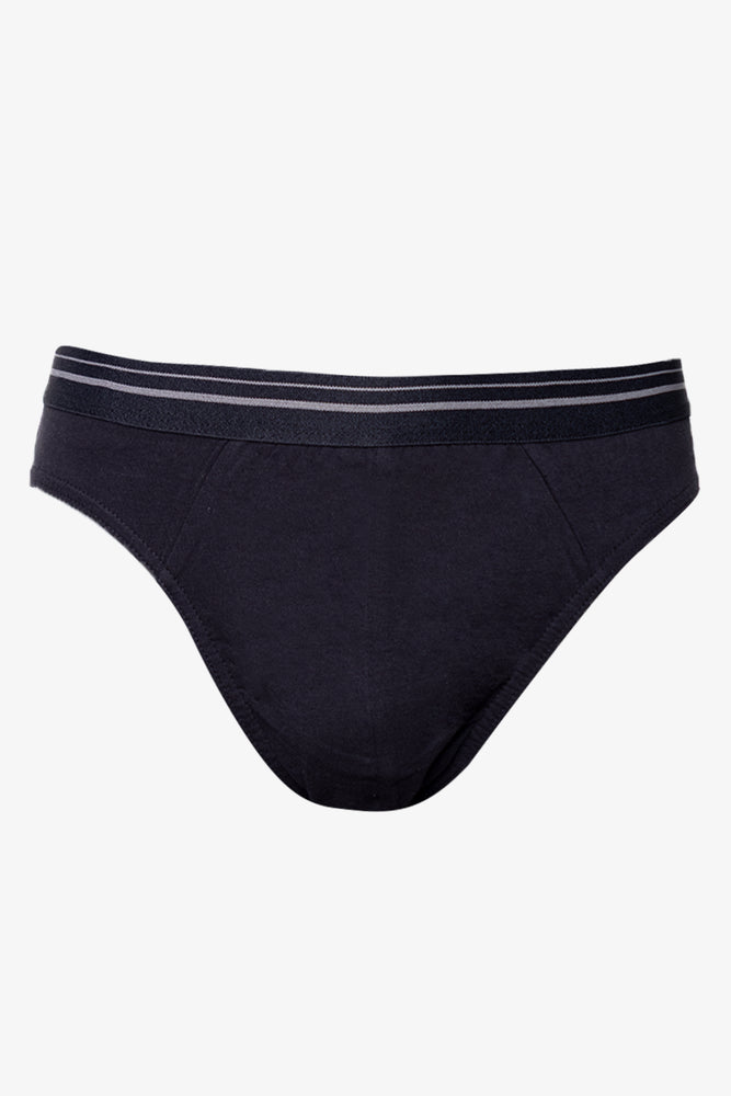 3 Pack Comfort Briefs Navy, Grey & Black (3)