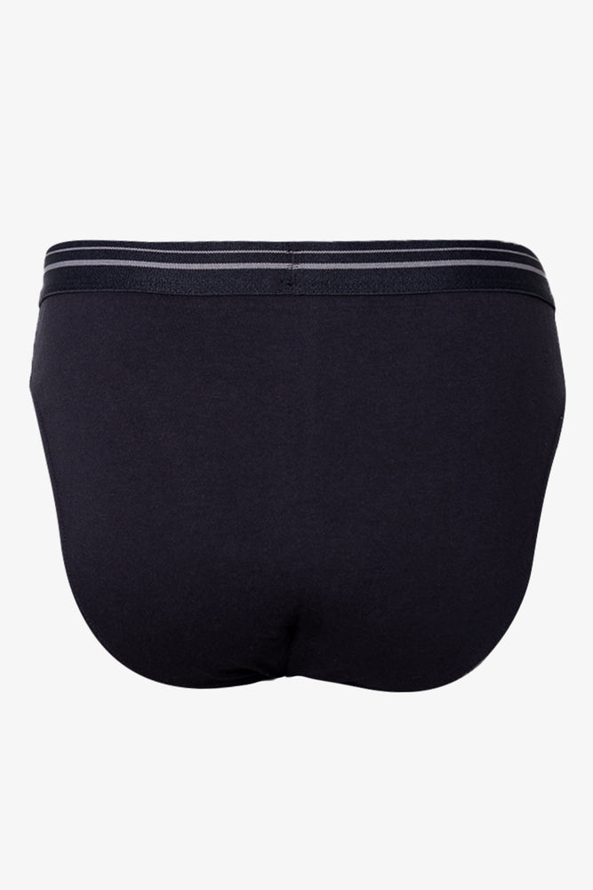 3 Pack Comfort Briefs Navy, Grey & Black (4)