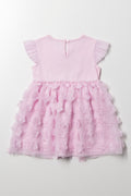 Minnie Mouse Tulle Flower Dress Pink (2)