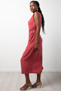 Midi Dress Rose Pink (1)