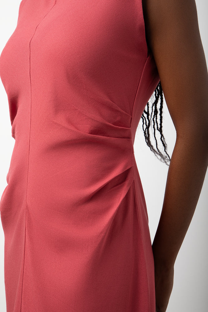 Midi Dress Rose Pink (3)