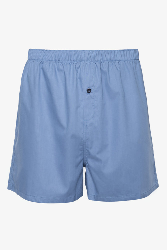 3 Pack Check Woven Boxers Burgundy, Navy And Light Blue