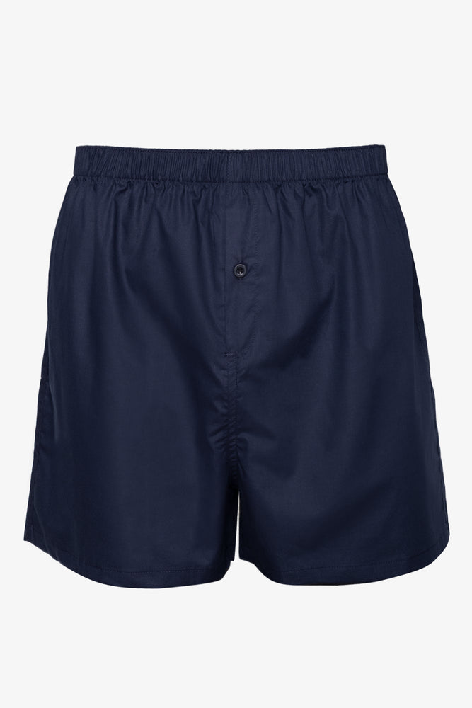 3 Pack Check Woven Boxers Burgundy, Navy And Light Blue (3)