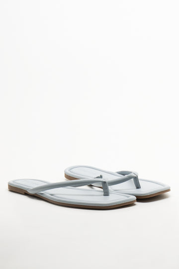 Thong Mule Sandal Blue