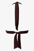 Ruched Halter Neck Bikini Top Brown (1)