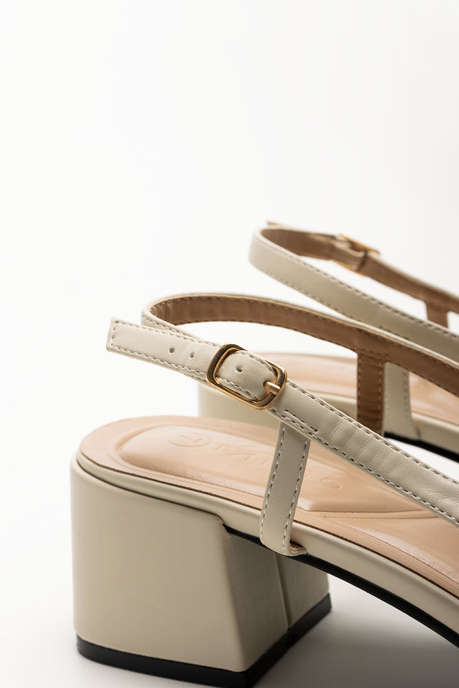 Sling Back Heels Natural (3)