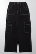 Cargo Denim Jeans Black