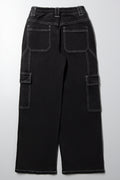 Cargo Denim Jeans Black (2)
