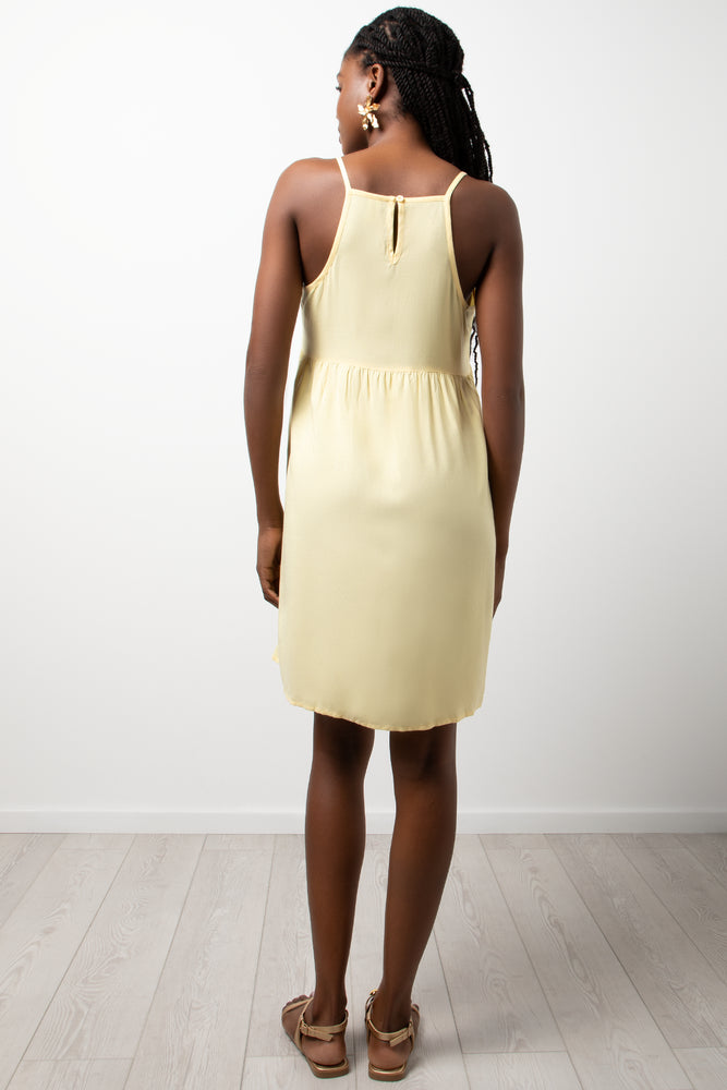 Strappy Dress Yellow (2)