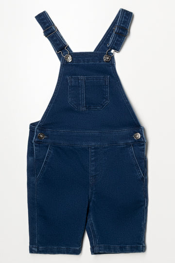 Dungaree Shorts Blue