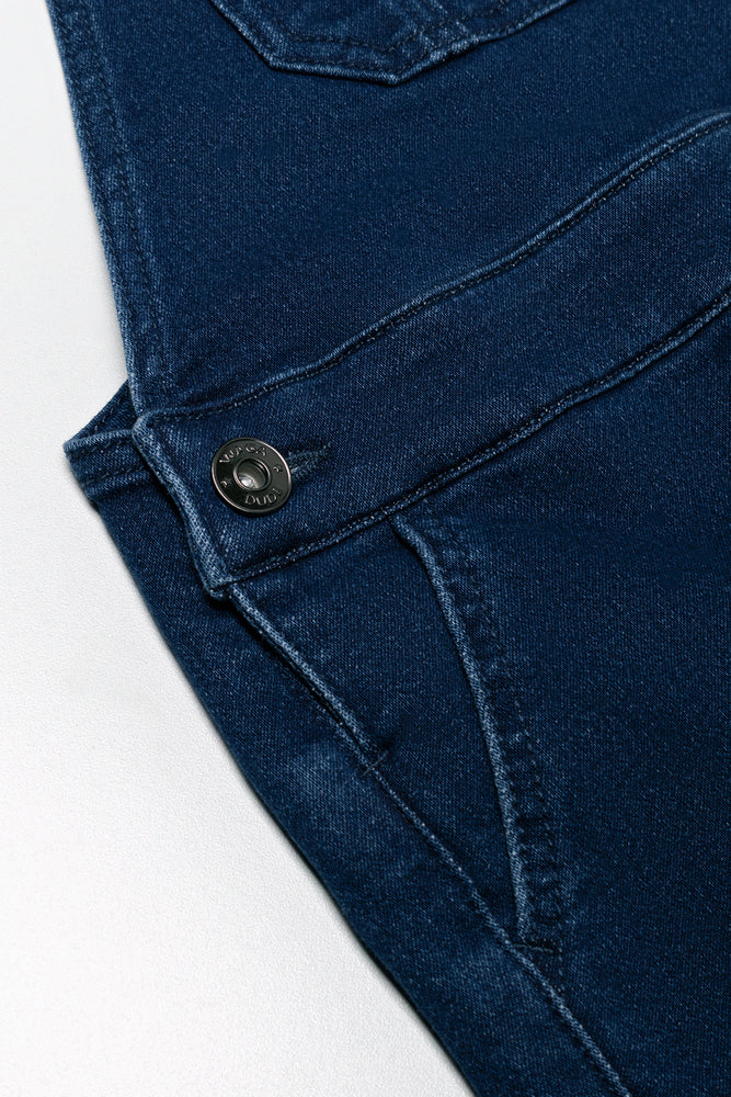 Dungaree Shorts Blue