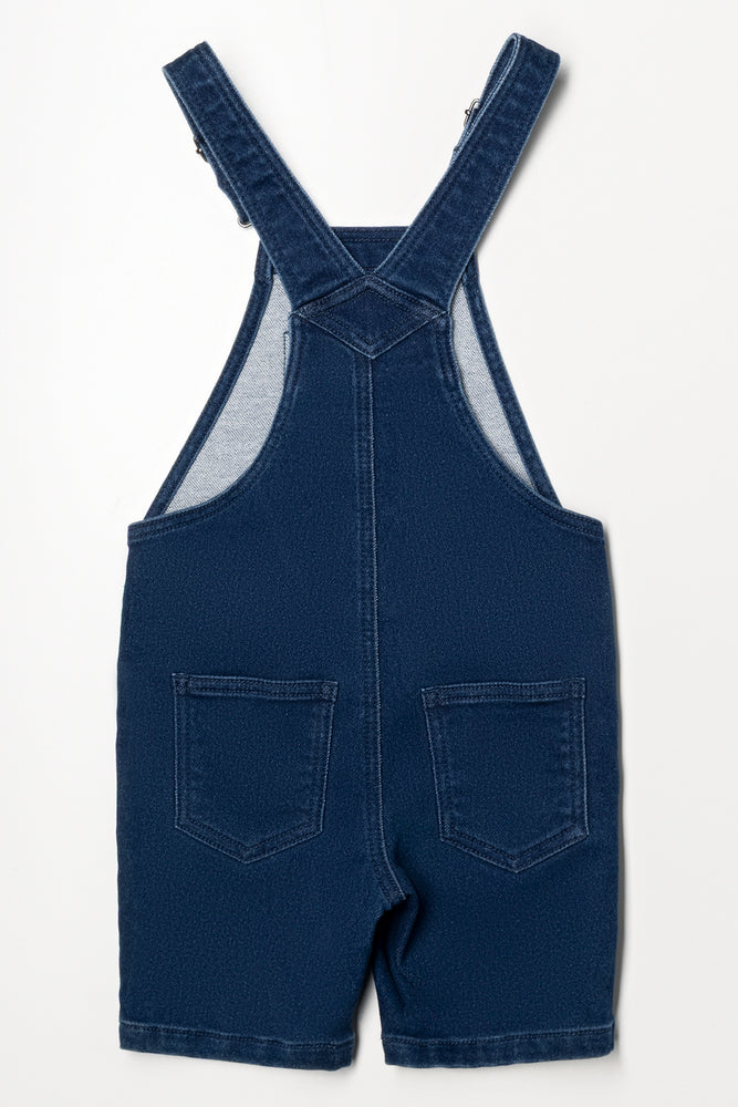 Dungaree Shorts Blue (2)