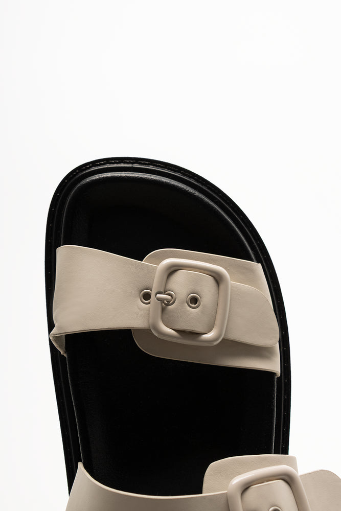Double Buckle Sandals Natural (4)