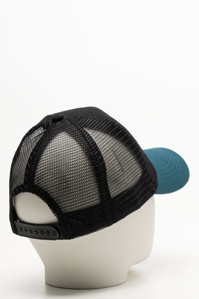 Dino Badge Peak Cap Black