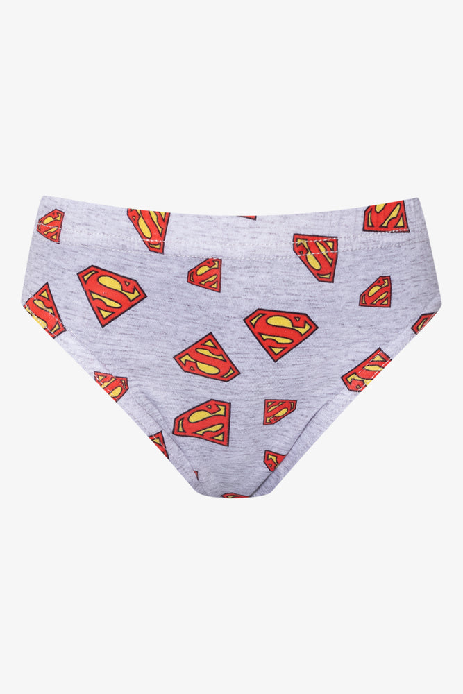 Superman 3 Pack Briefs Red, Blue And Grey (2)