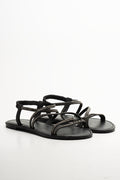 Diamante Strappy Sandal Black