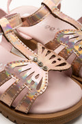 Buttferly Sandals Pink (2)