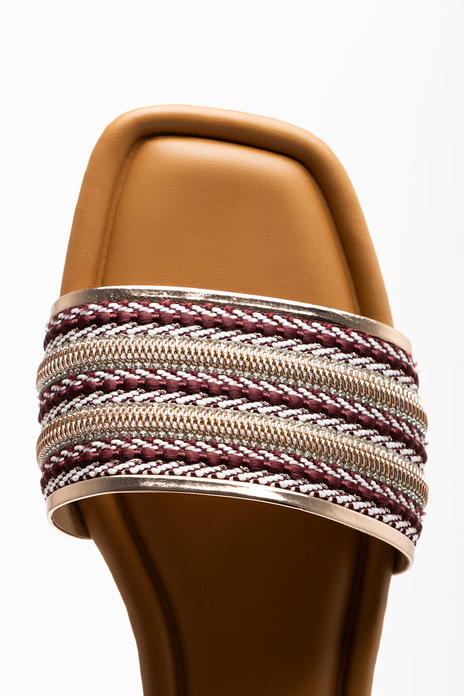 Embellished Mule Tan (4)