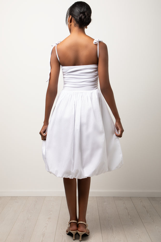 Bubble Dress White (2)