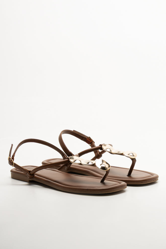 Thong Sandals Brown