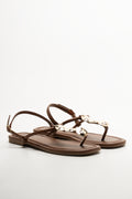Thong Sandals Brown