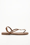 Thong Sandals Brown (1)