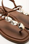 Thong Sandals Brown (2)